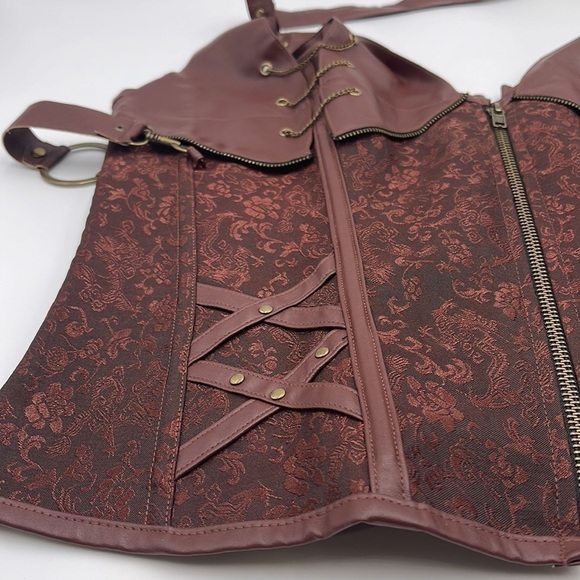 3XL Brown Corset *New without tags * - Picture 3 of 12